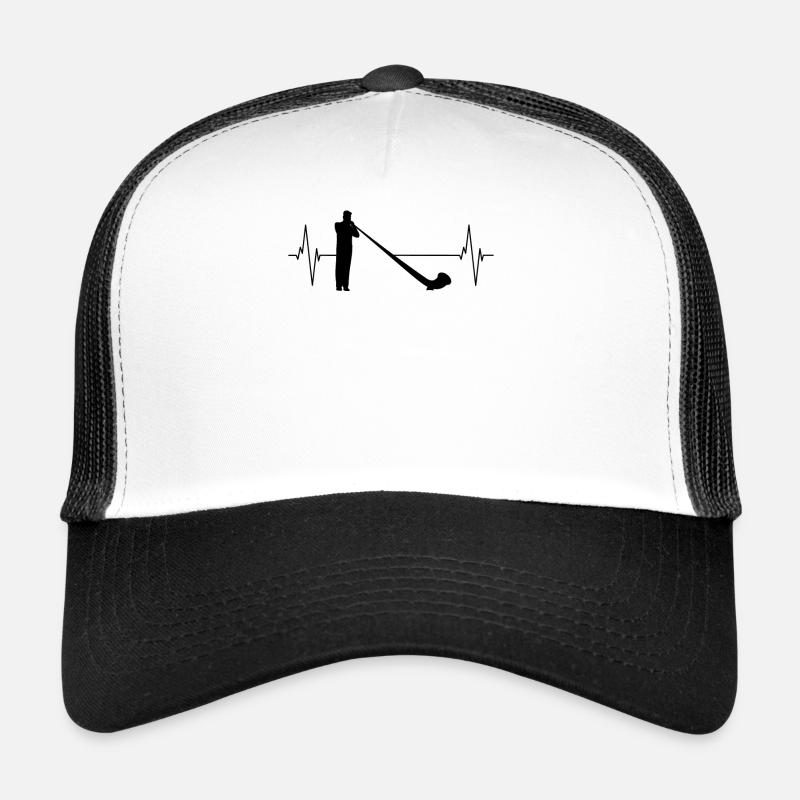 Geschenk fürs Herz Alphornbläser Klang Trucker Cap