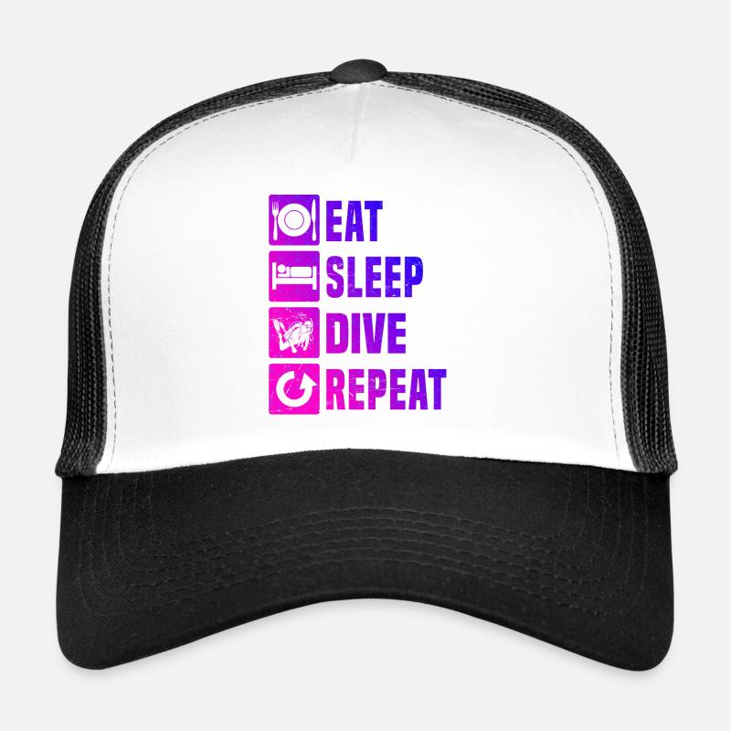 Diving Diver Scuba Taucher Tauchen Scuba Diver Trucker Cap