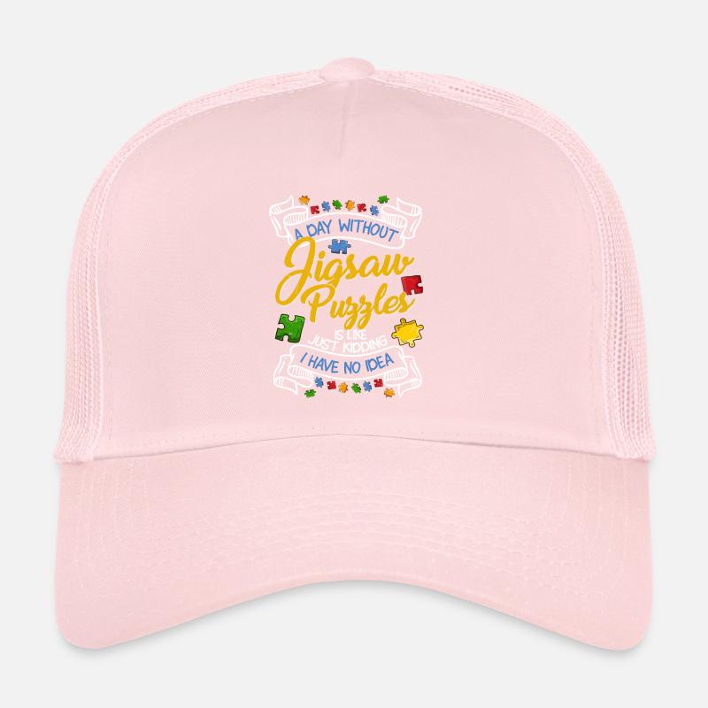 Une journée sans puzzle Résolution de pièces Casquette trucker 