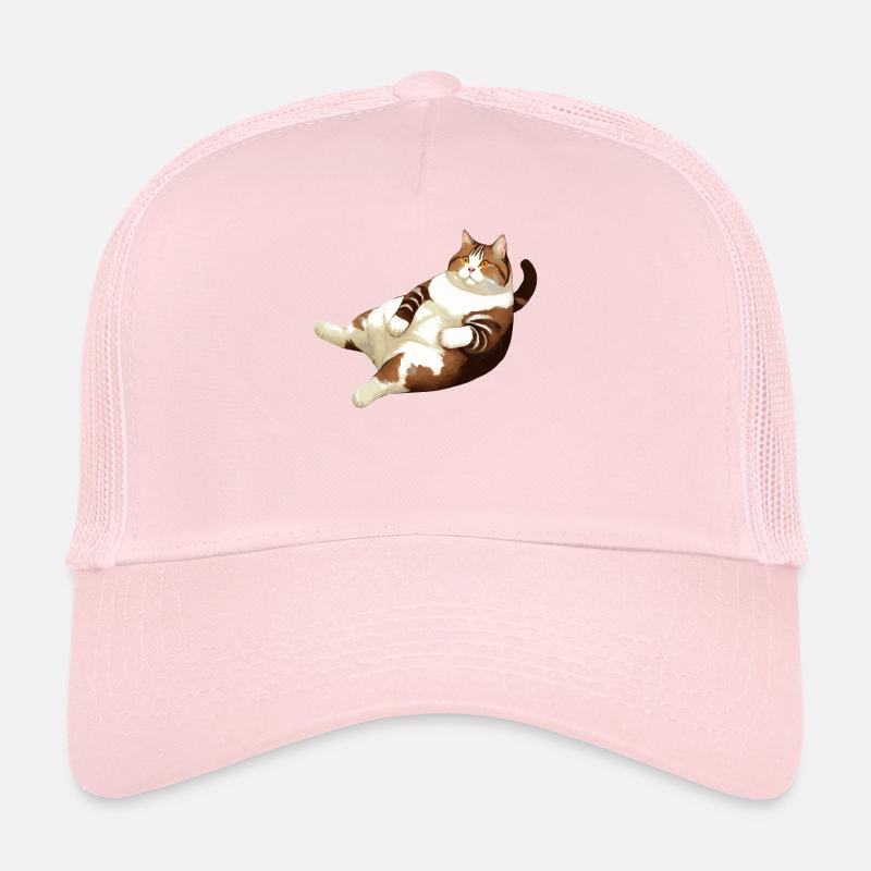 CAT FAT LYING Trucker Cap