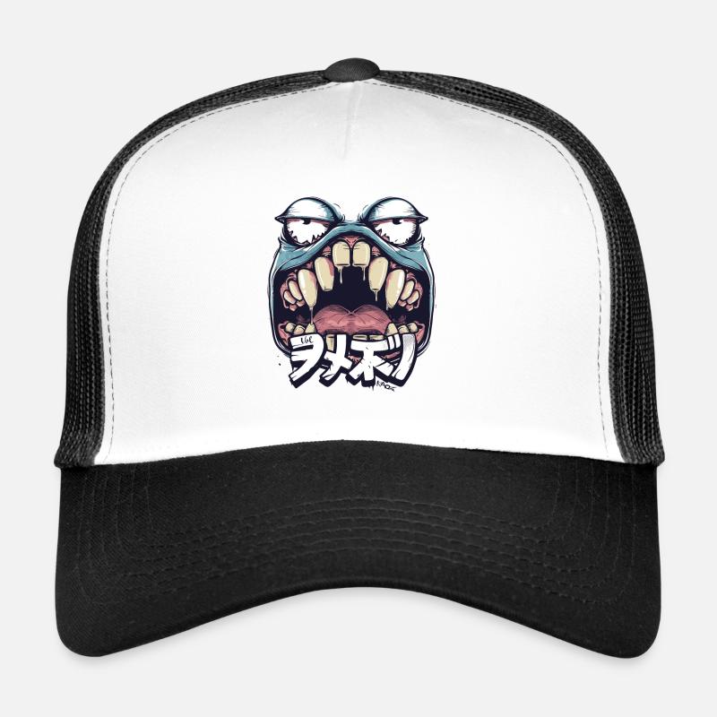 Großmaul Monster mit müden Augen Trucker Cap