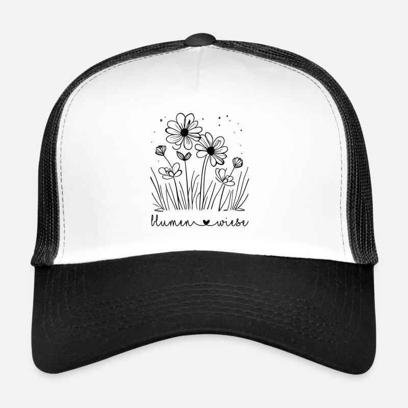 🤍Prairie de fleurs Casquette trucker 
