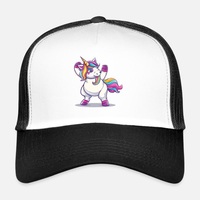 Regenbogenzauber Einhorn Pose Trucker Cap