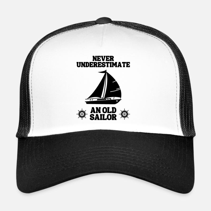 Sailing, Sailing, Sailboat, Sailing Ship, Sailing Trucker Cap