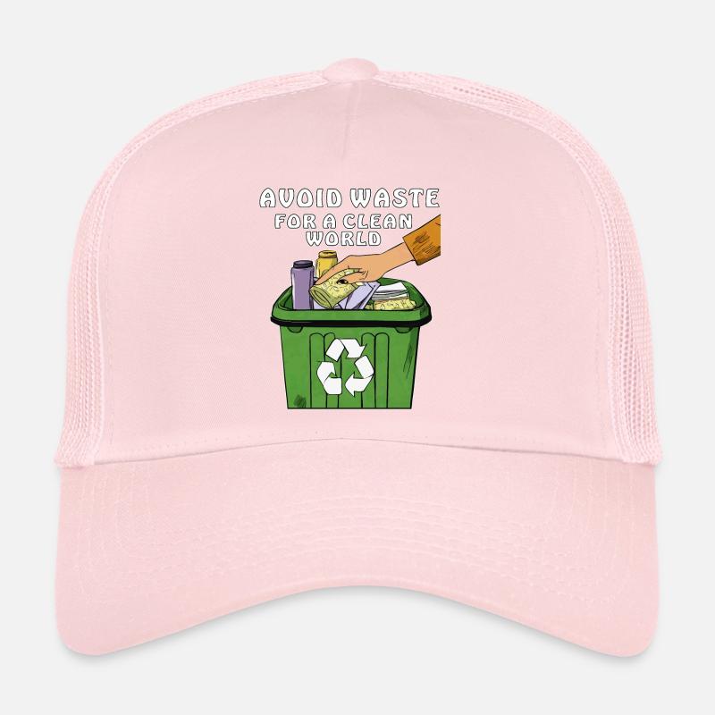 MÜLLTONNE ÉVITER LES DÉCHETS POUR UN MONDE PROPRE Casquette trucker 