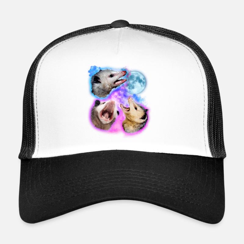 Opossums Dans L’espaceDrôle Opossum Opossum Casquette trucker 