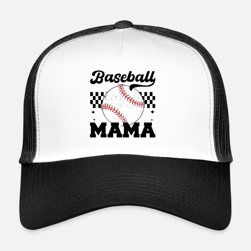 Baseball Mama verzweifelt Muttertag Mama Trucker Cap