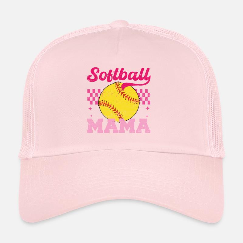 Softballll Mama Verzweifelt Muttertag Mama Trucker Cap