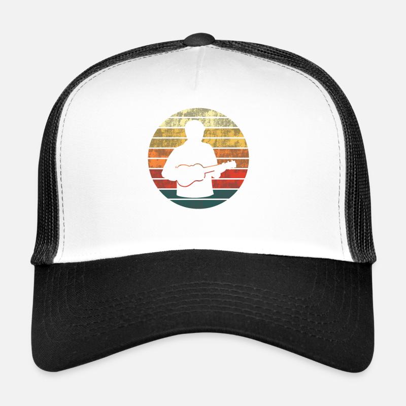 Ukulele Abendrot Melodie Geschenk Trucker Cap