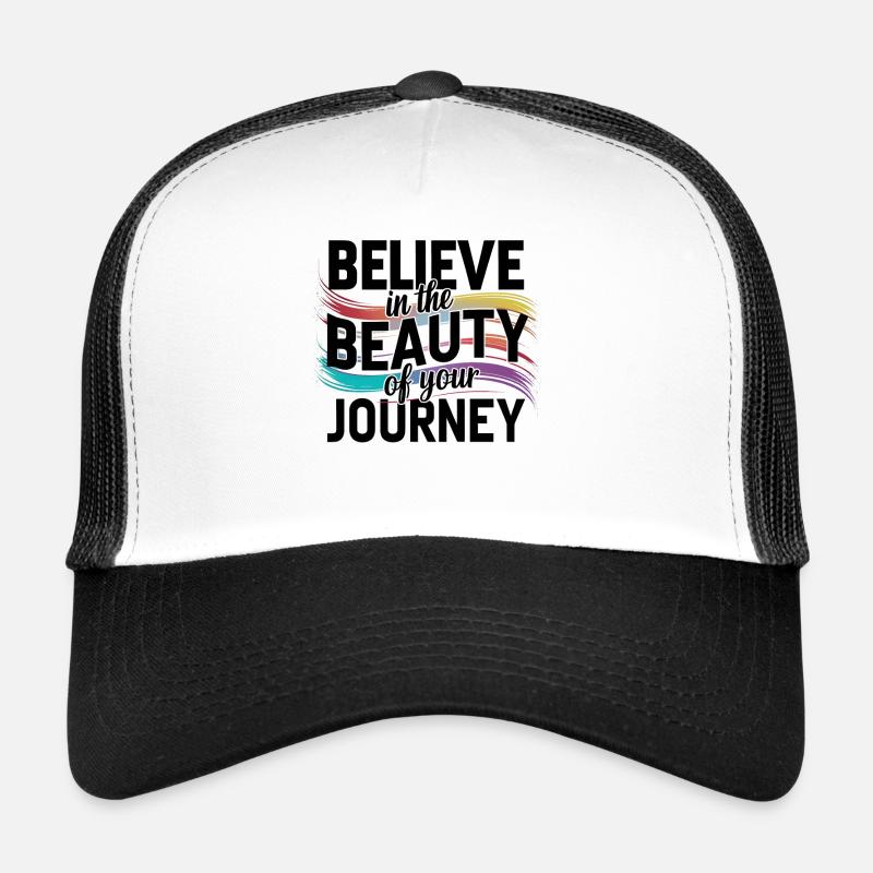 Croyez en la beauté de votre voyage Casquette trucker 