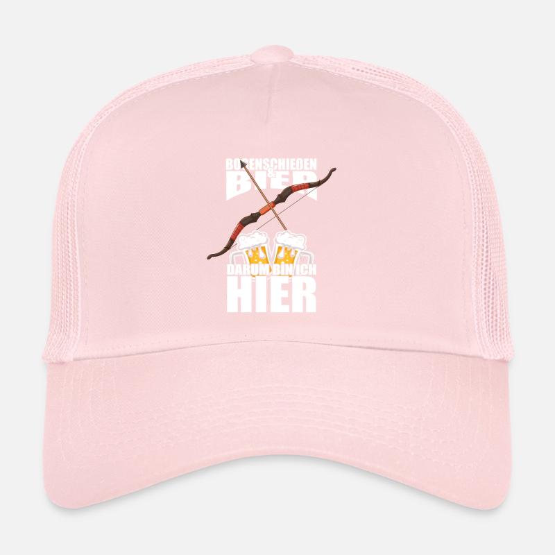 Lustiger Spruch Bogenschießen Bier Trucker Cap