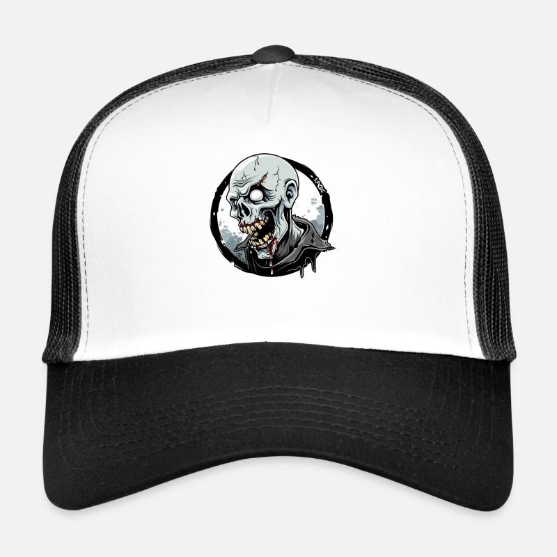 Dripping Zombie Nosferatu Vampire Trucker Cap