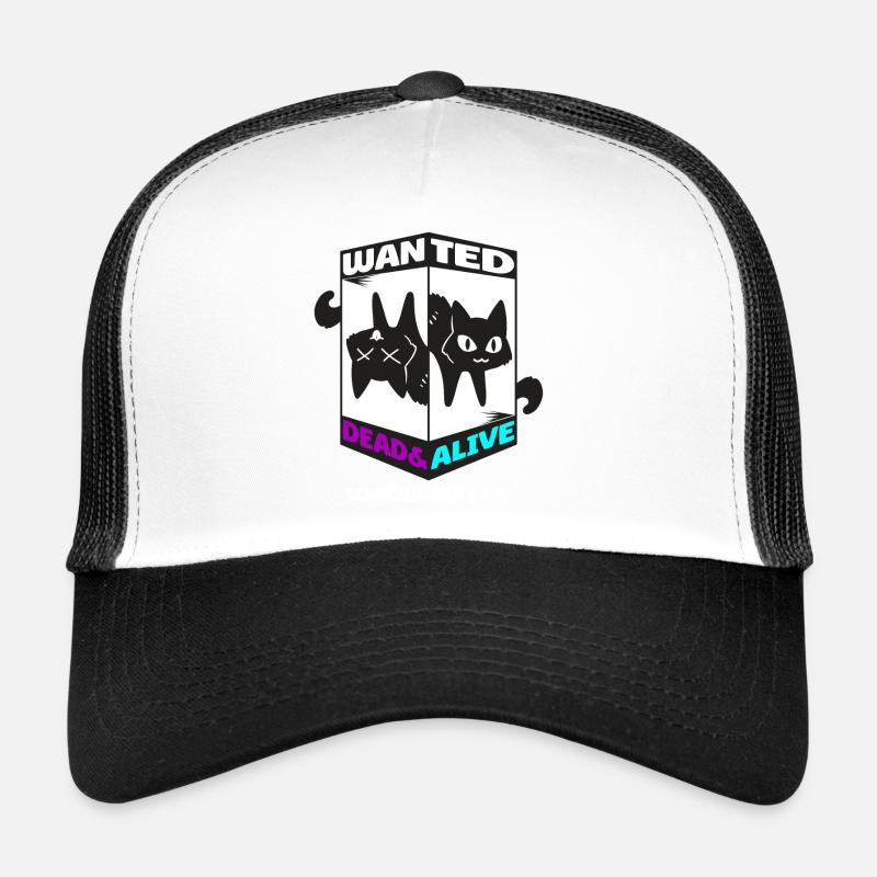 Physics Quantum Nerd Dead Alive Schrödinger's Cat Trucker Cap