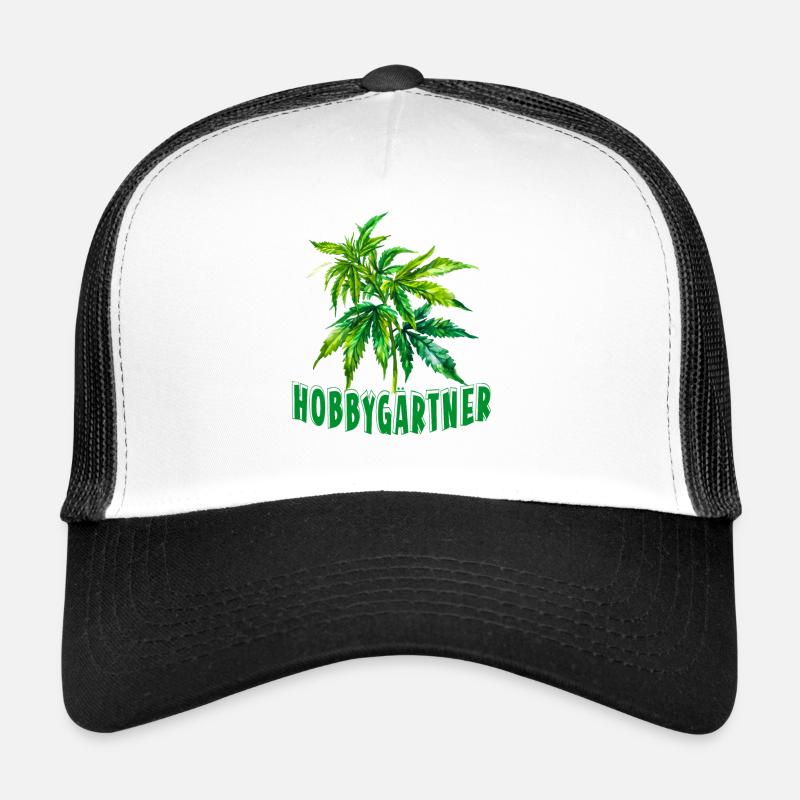 Hobbygärtner - Trucker Cap - Weiß/Schwarz