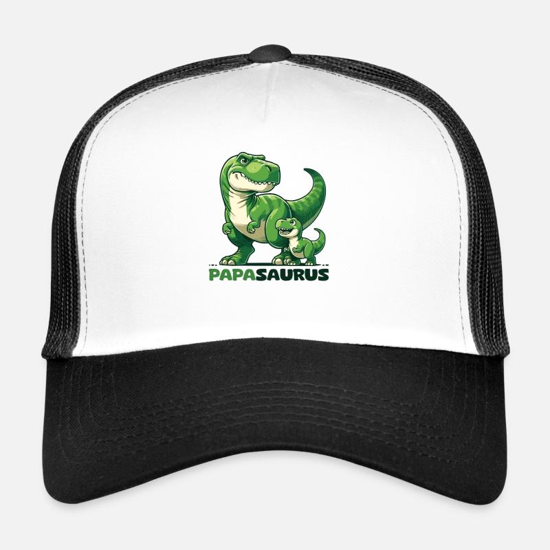 Papasaurus Vatertag bester Papa T-Rex Dinosaurier Trucker Cap