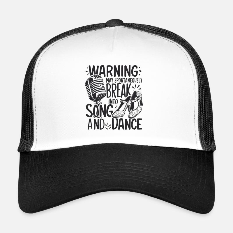GESANG UND TANZ - Trucker Cap - Weiß/Schwarz