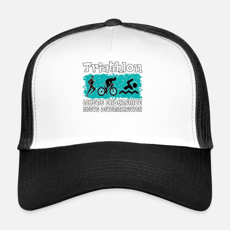 Triathlon. Persévérance, Détermination, Sport, Nice Casquette trucker 