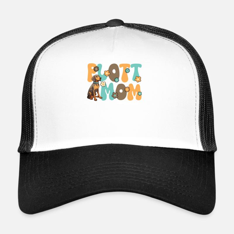 Plott Hound Groovy Plott Mom Trucker Cap