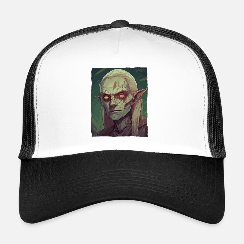 L’elfe zombie cool et beau Casquette trucker 