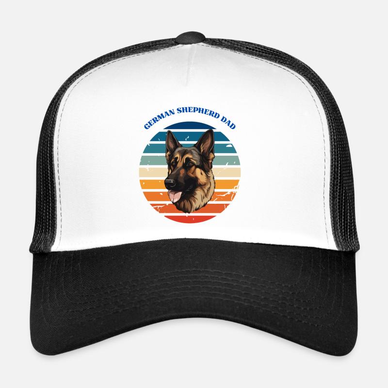 Deutscher Schäferhund Papa Trucker Cap