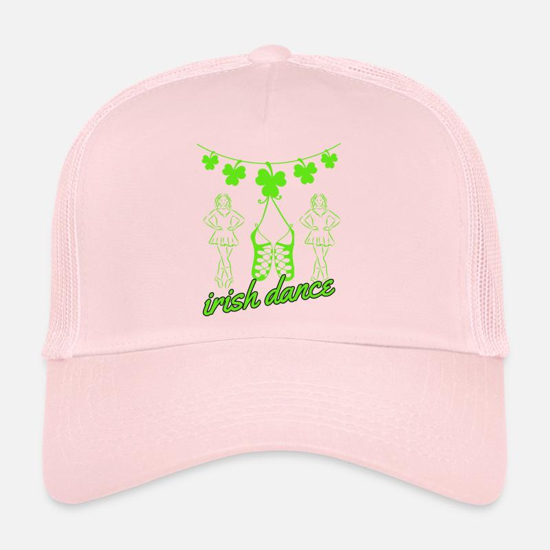 Chaussures de danse irlandaises Danseurs et trèfle Casquette trucker 