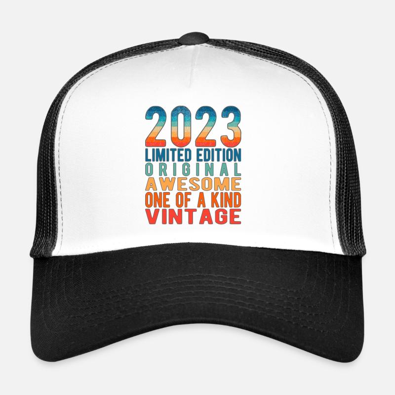 Edition limitée depuis 2023 Anniversaire Millésime 2023 Casquette trucker 