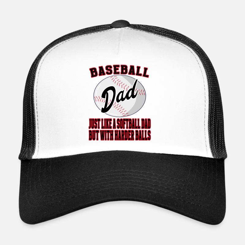 Baseball Dad like a softball dad - Baseball Daddy Casquette trucker 