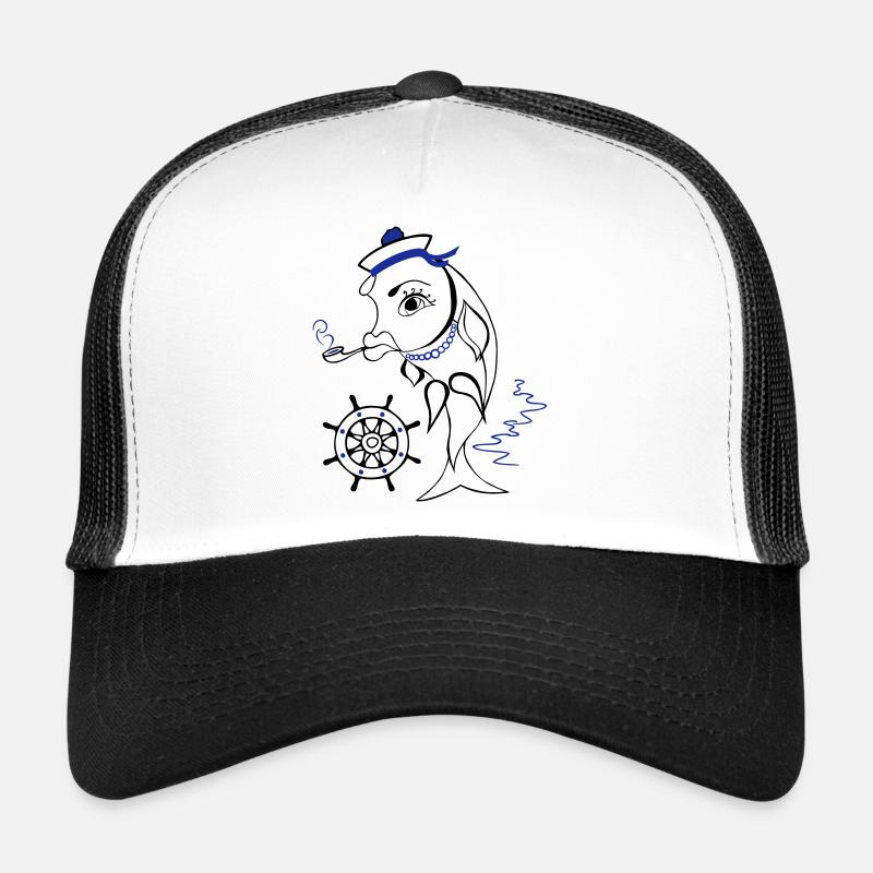 Marin, Poisson, Ahoy Casquette trucker 