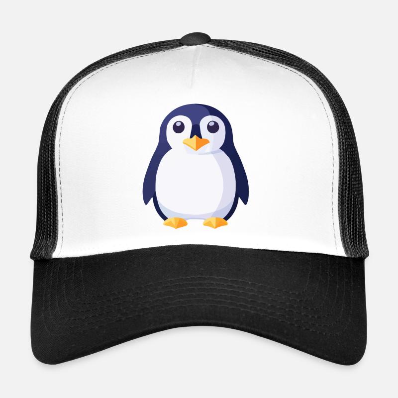 Pingouins noir et blanc Casquette trucker 