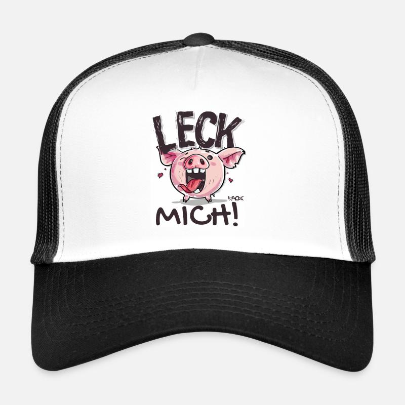 Petit cochon coquin : Lèche-moi Casquette trucker 