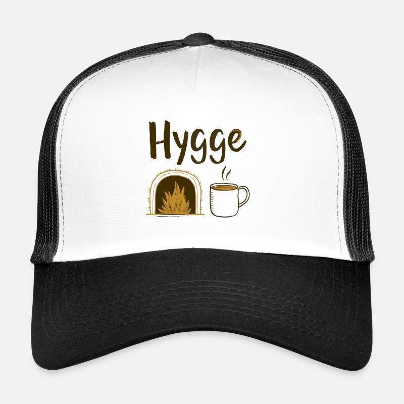 HYGGE - Trucker Cap - white/black