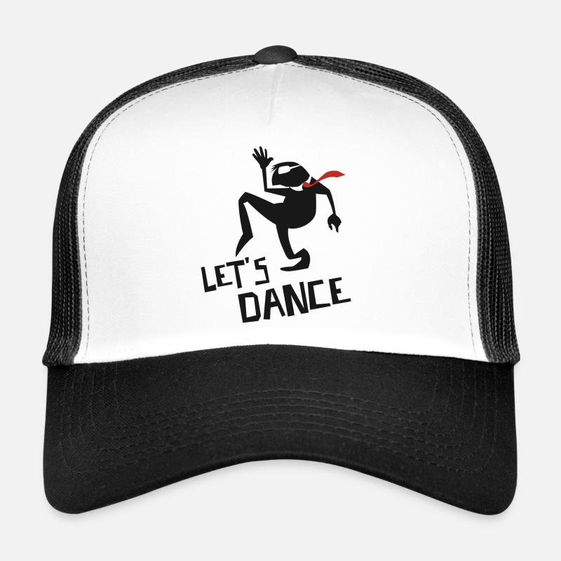 Lass uns tanzen - Trucker Cap - Weiß/Schwarz
