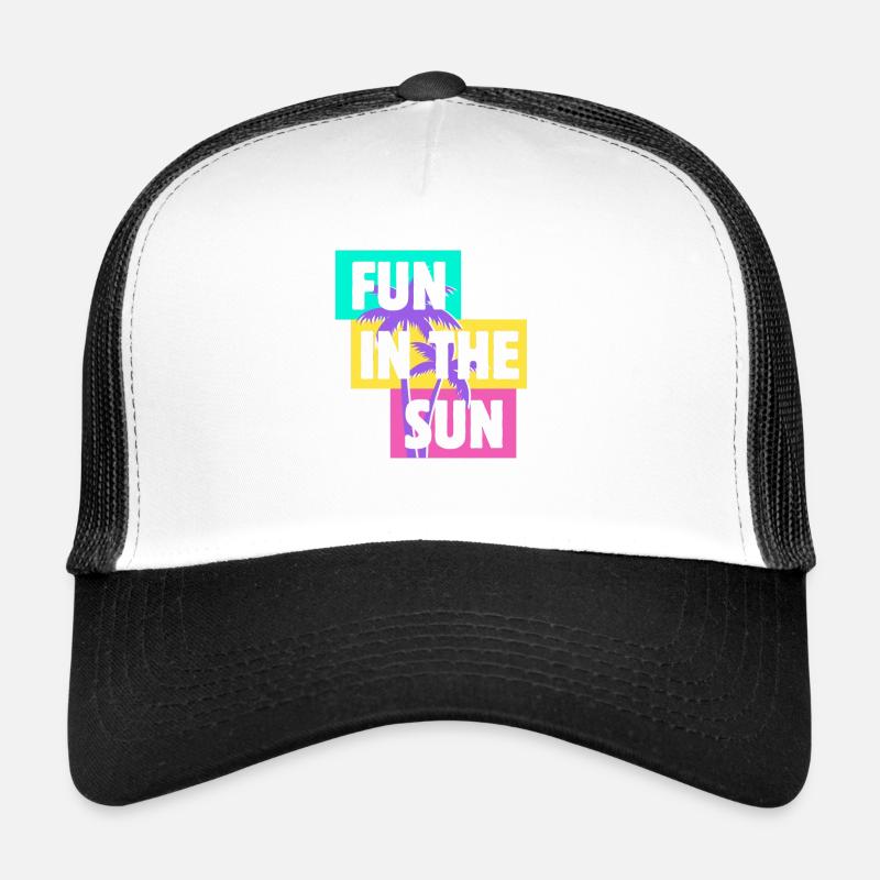Spaß in der Sonne Sommerstimmung Trucker Cap
