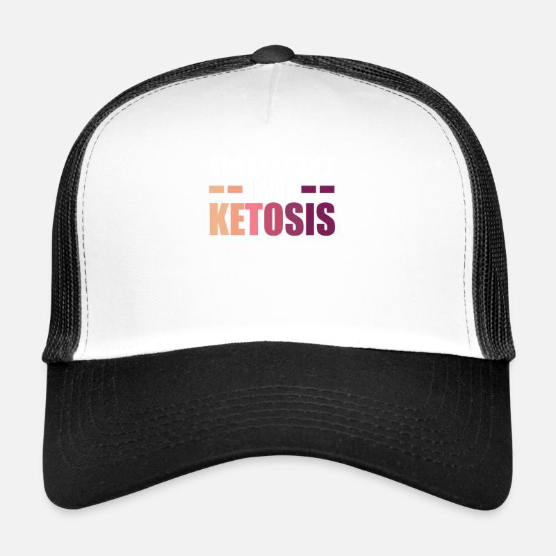 Malheureusement, je ne peux pas, je suis en cétose. Casquette trucker 