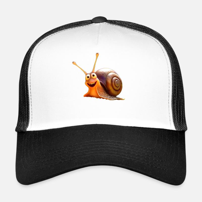 Snail Vineyard Snail Shell Snails Trucker Cap
