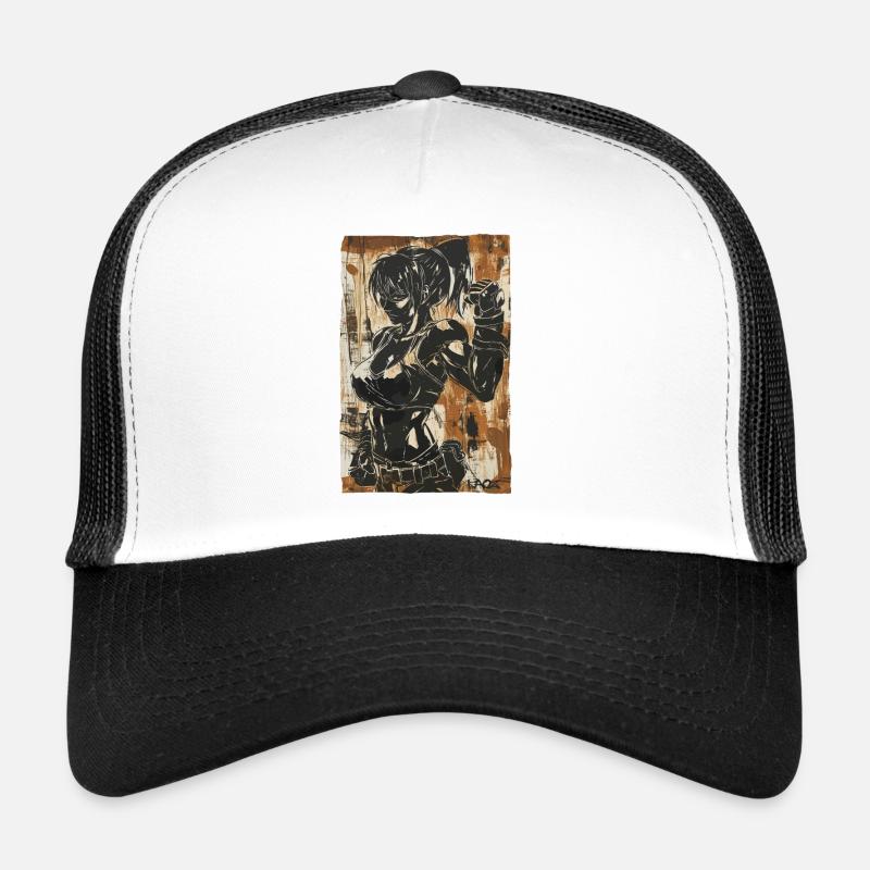 Strong, cool adventure fighter Trucker Cap