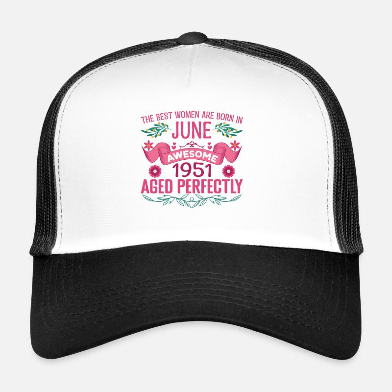 Juni 1951 Geburtstag der Frau Juni 1951 Trucker Cap