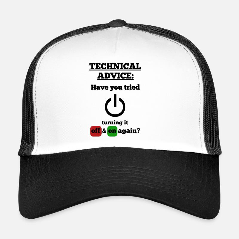 drôle de dicton technique dicton artisan technicien Casquette trucker 