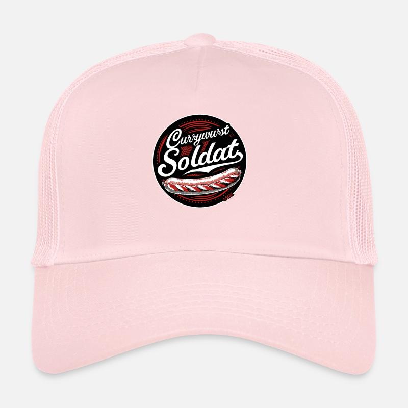The Funny Currywurst Soldier Trucker Cap