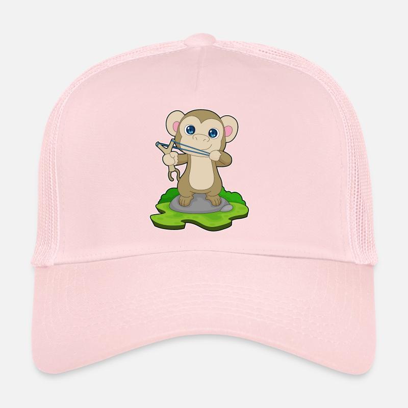 Monkey Slingshot Trucker Cap