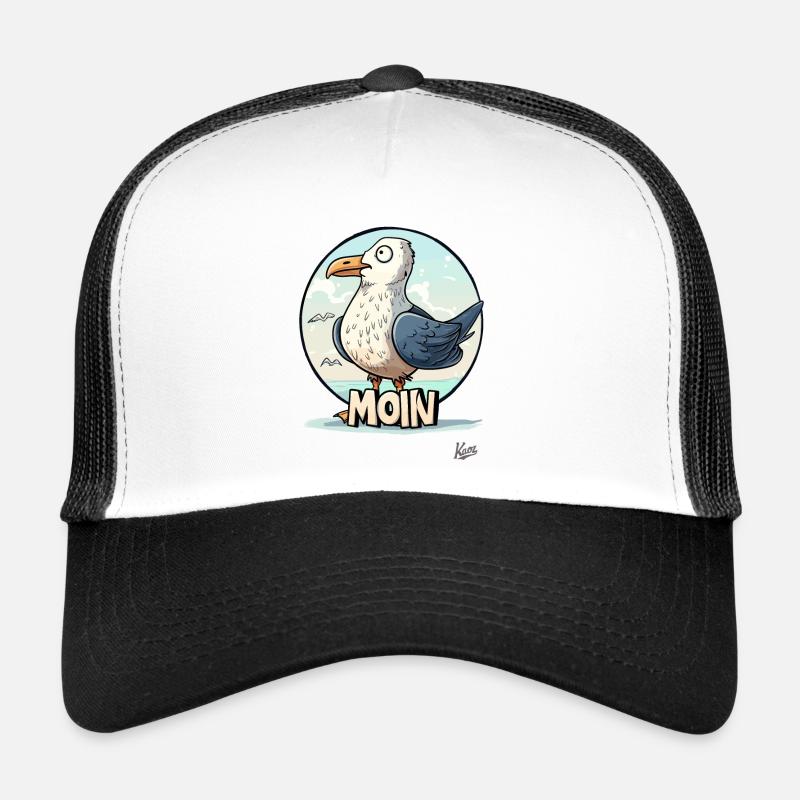 Drôle de mouette dit « Moin » Casquette trucker 