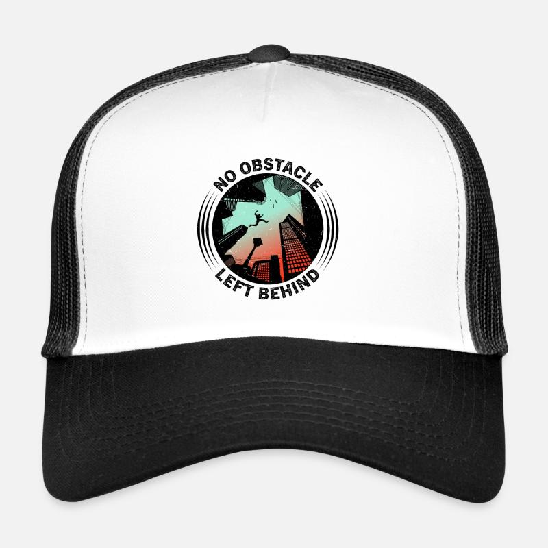 Funny parkour saying Trucker Cap