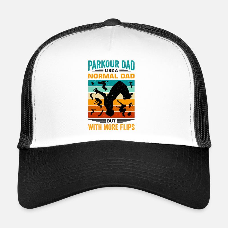 Drôle de dicton de parkour Casquette trucker 