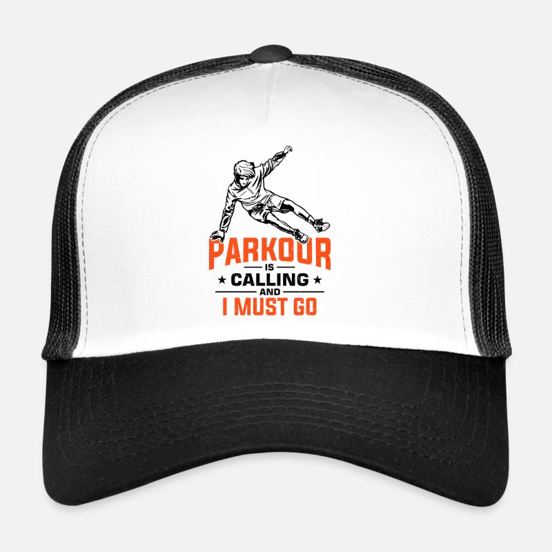Drôle de dicton de parkour Casquette trucker 