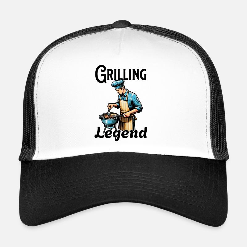 Légende des grillades Casquette trucker 
