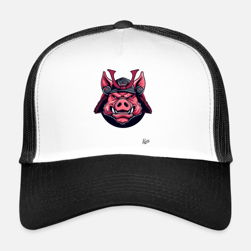 Shogun Samurai Schwein Trucker Cap