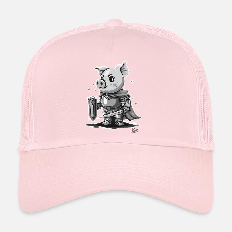 Gloire d’un chevalier cochon Casquette trucker 