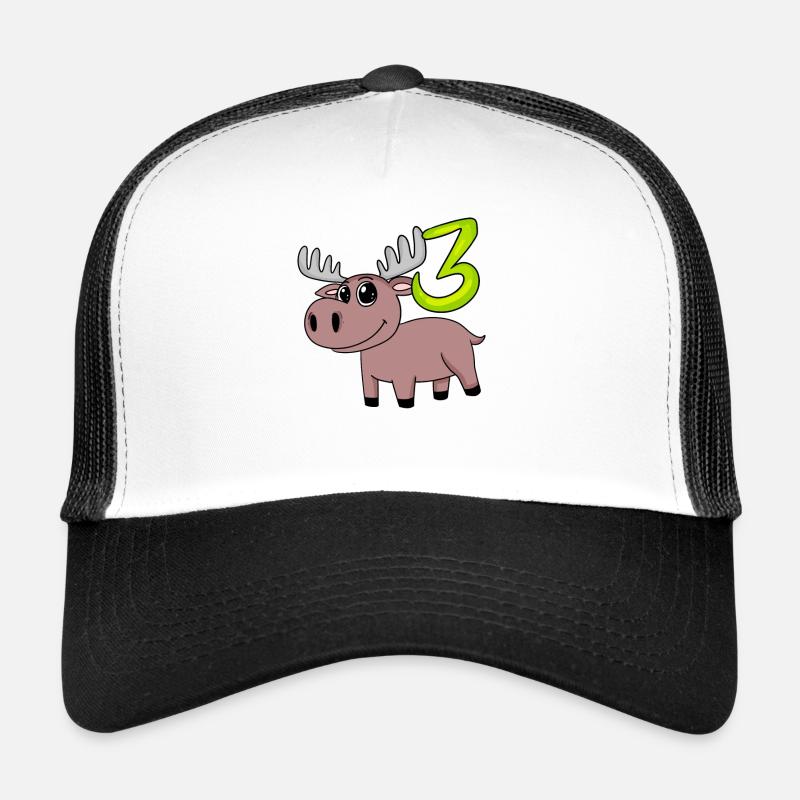 3e anniversaire motif orignal - trois ans Casquette trucker 