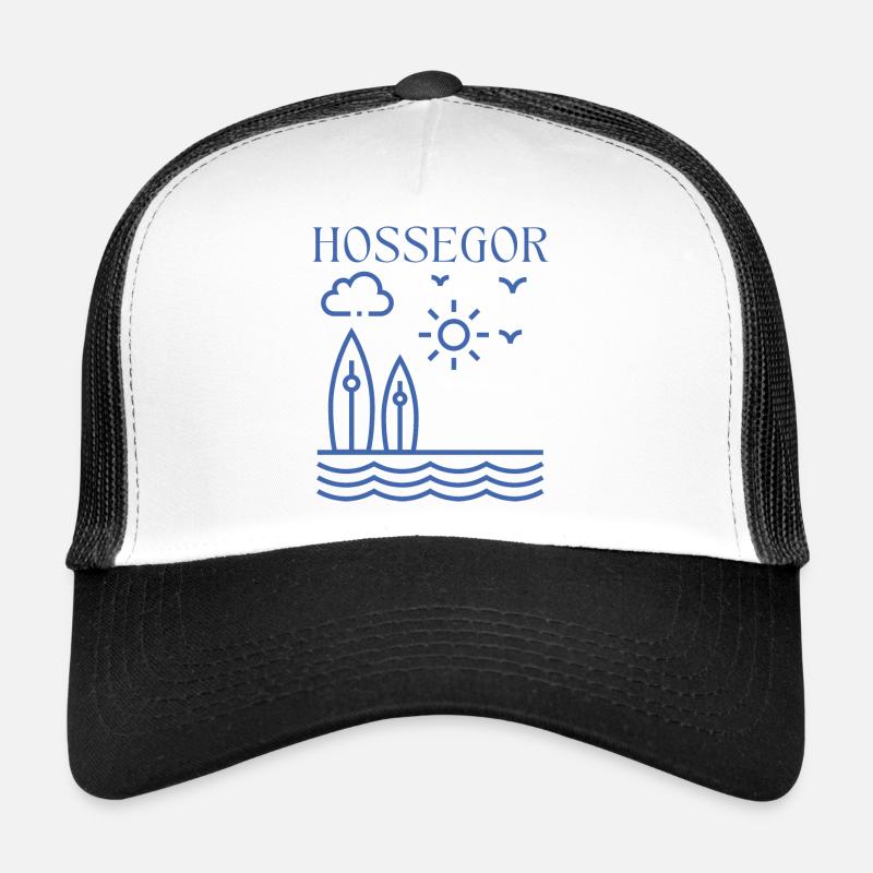 HOSSEGOR Coastal Surf Scene Trucker Cap