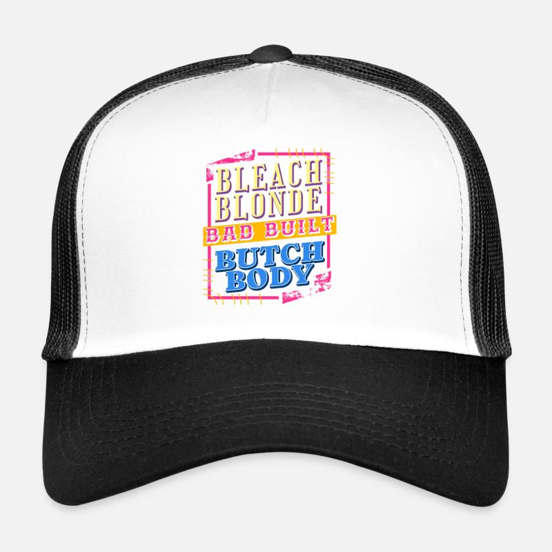 Retro design: beach blonde, poorly built – Trucker Cap
